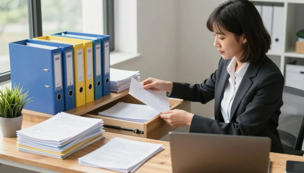 organizing business documents