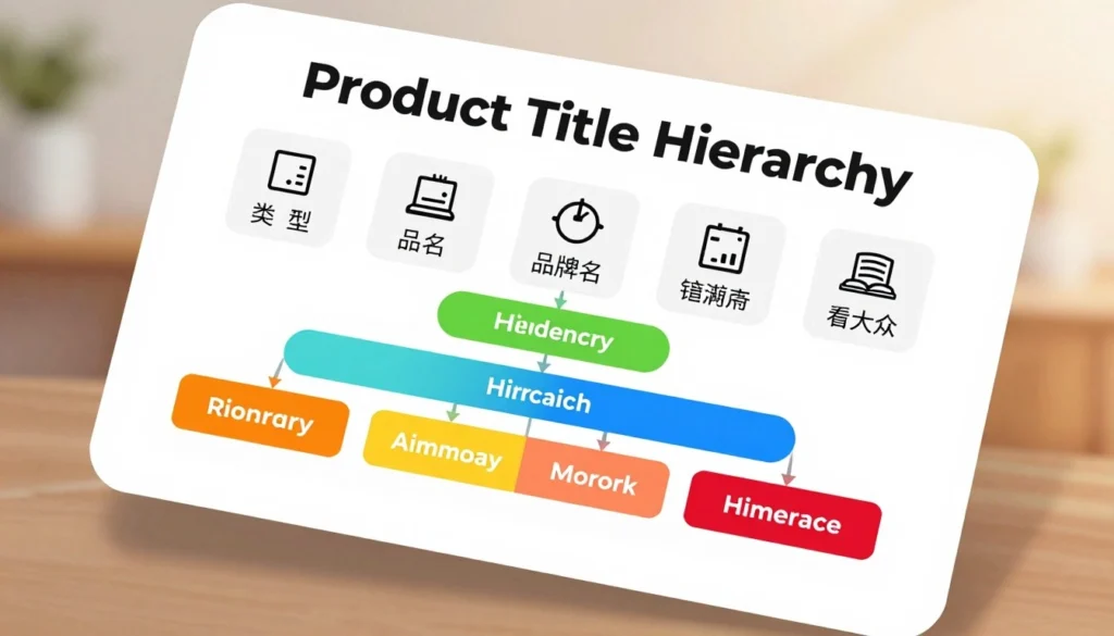 Product title hierarchy